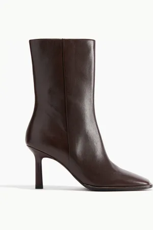 H&M Stivaletti in pelle con tacco