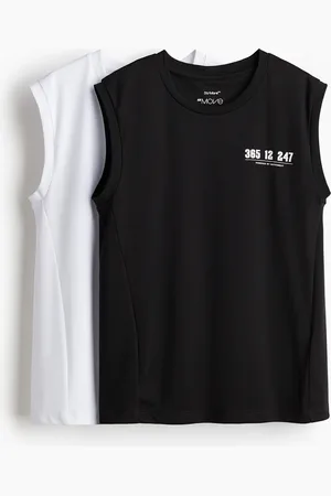 H&M Canotte sportive con DryMove 2 pezzi