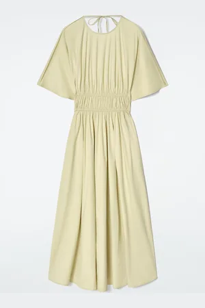 H&M ABITO MIDI ARRICCIATO CON SCHIENA SCOPERTA