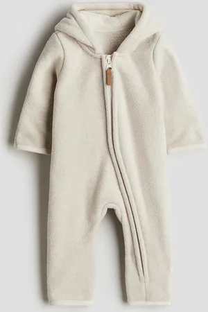 H&M Tutina in pile con cappuccio