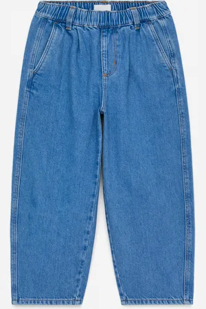 H&M Washed Denim Trousers