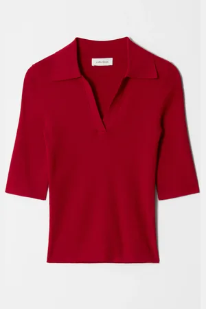 H&M Collared Short-Sleeve Top