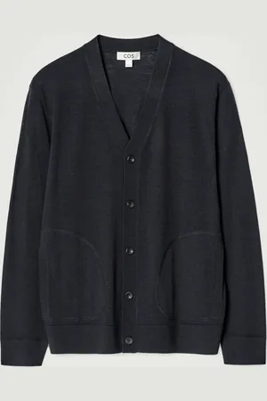 H&M CARDIGAN CON SCOLLO A V IN LANA MERINO