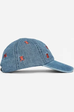 H&M Cappellino in denim con ricamo