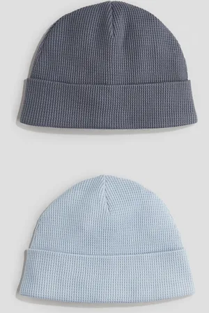 H&M Beanie a costine 2 pezzi