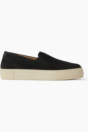 H&M Sneakers slip-on in pelle scamosciata spazzolata