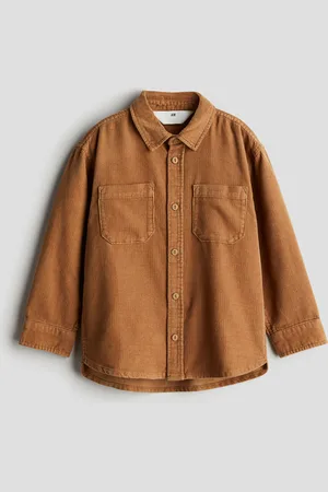 H&M Camicia in velluto di cotone a coste