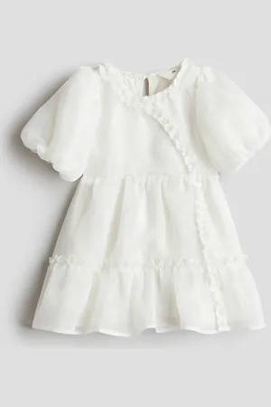 H&M Abito con bordi a volant