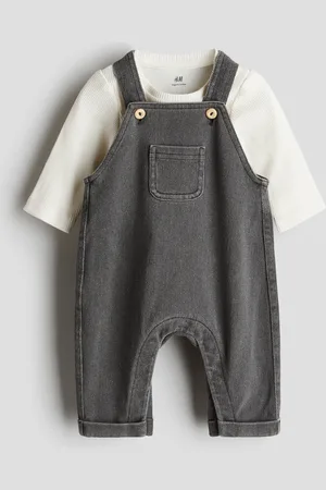 H&M Set 2 pezzi salopette e body