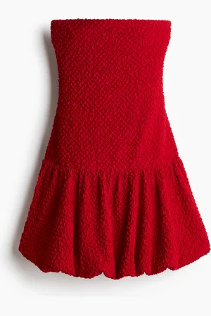 H&M Abito a fascia con bordo a palloncino