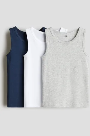 H&M Canotte in cotone 3 pezzi