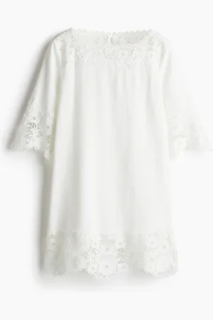 H&M Abito con dettagli in pizzo
