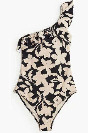 H&M Costume intero monospalla con coppe imbottite