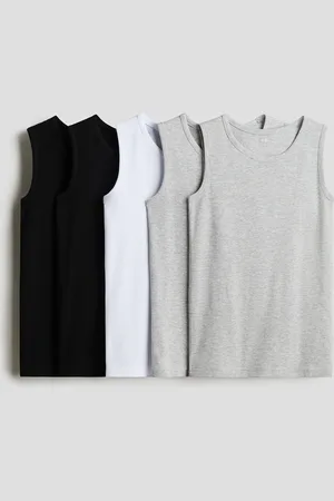 H&M Canotte in cotone 5 pezzi