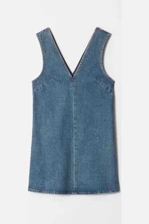 H&M Mini abito in denim con scollo a V