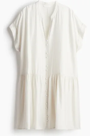 H&M Abito a tunica goffrato