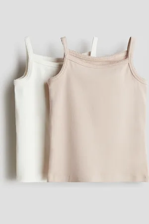 H&M Canotte in cotone pima 2 pezzi