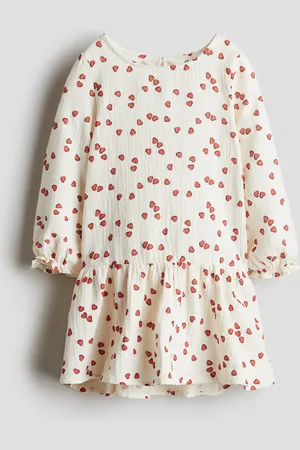 H&M Abito in mussola di cotone