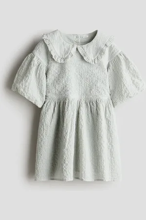 H&M Abito in seersucker di cotone