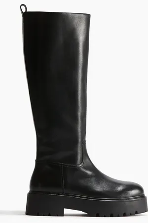 H&M Stivali al ginocchio in pelle