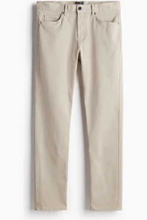 H&M Pantaloni in twill di cotone Slim Fit