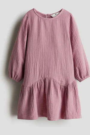 H&M Abito in tessuto di cotone