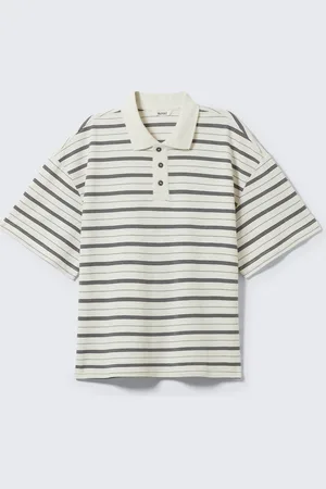 H&M Polo a righe con vestibilità relaxed