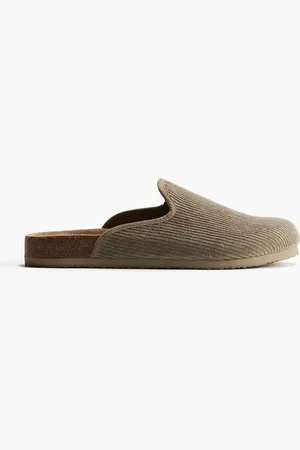 H&M Sandali slip-on in velluto a coste