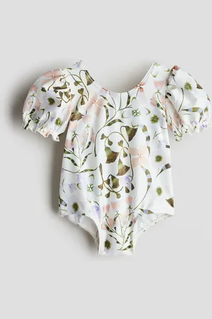 H&M Costume intero fantasia con maniche a sbuffo