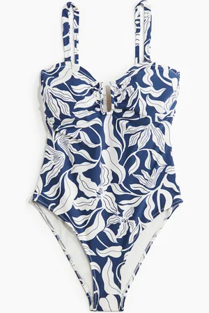 H&M Costume intero a fascia con coppe imbottite
