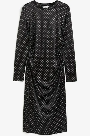 H&M MAMA Abito in velour glitter