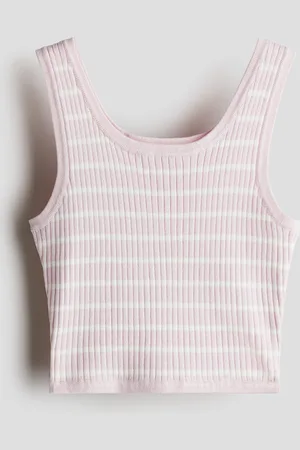 H&M Canotta in maglia a coste