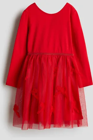 H&M Abito in jersey con gonna in tulle