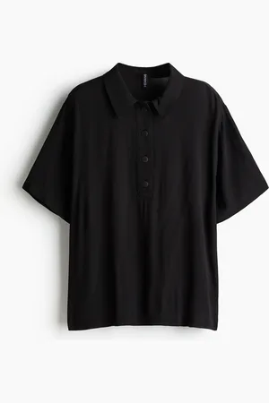 H&M Polo in tessuto increspato trasparente