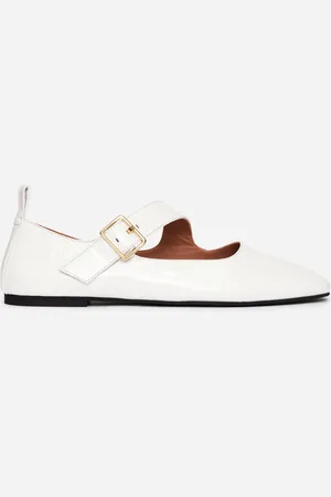 H&M Lacquered Leather Ballet Flats