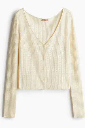H&M Cardigan in maglia traforata