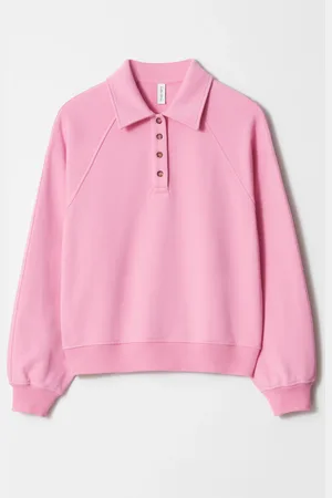 H&M Felpa con colletto in stile polo