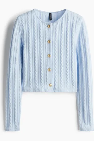 H&M Cardigan in maglia a trecce