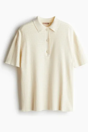 H&M Polo in maglia traforata