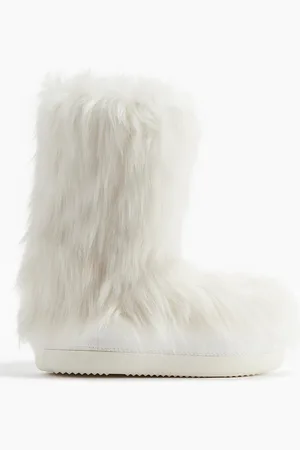 H&M Stivali pelosi con fodera calda