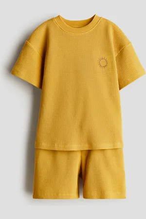 H&M Set 2 pezzi in cotone a nido d