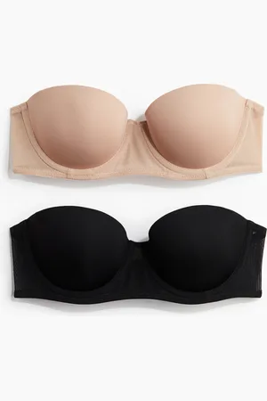 H&M Reggiseni a balconcino imbottiti microfibra 2 pz