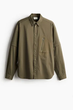 H&M Camicia sportiva Zip-off Loose Fit in DryMove