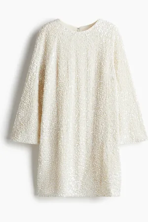 H&M Abito svasato con paillettes