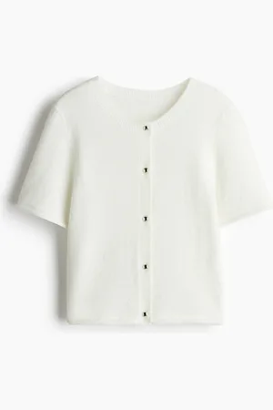 H&M Cardigan a maniche corte in maglia fine