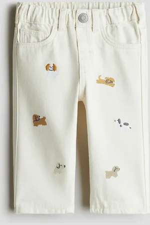 H&M Jeans con dettagli ricamati