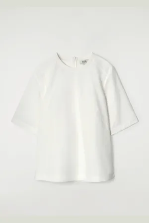 H&M TOP INTESSUTO IN COTONE