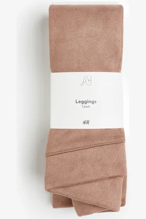 H&M Leggings nappati con cuciture decorative