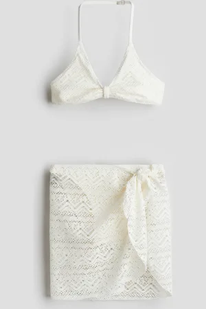 H&M Set da bagno 3 pezzi effetto uncinetto