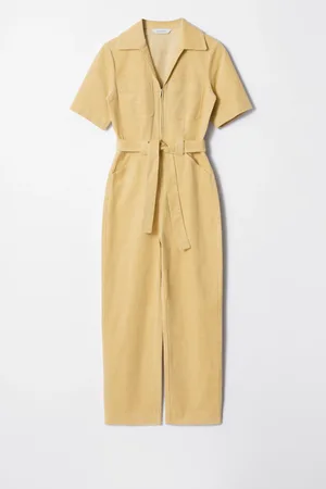 H&M Tuta in velluto a coste con cintura